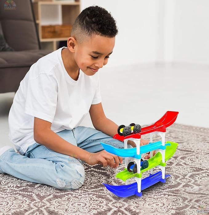 Ramp Racer , Multi level Ramp Racing Car Toy Set